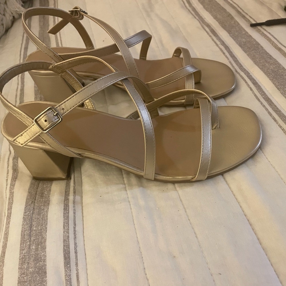 Crown and Ivy strappy heels